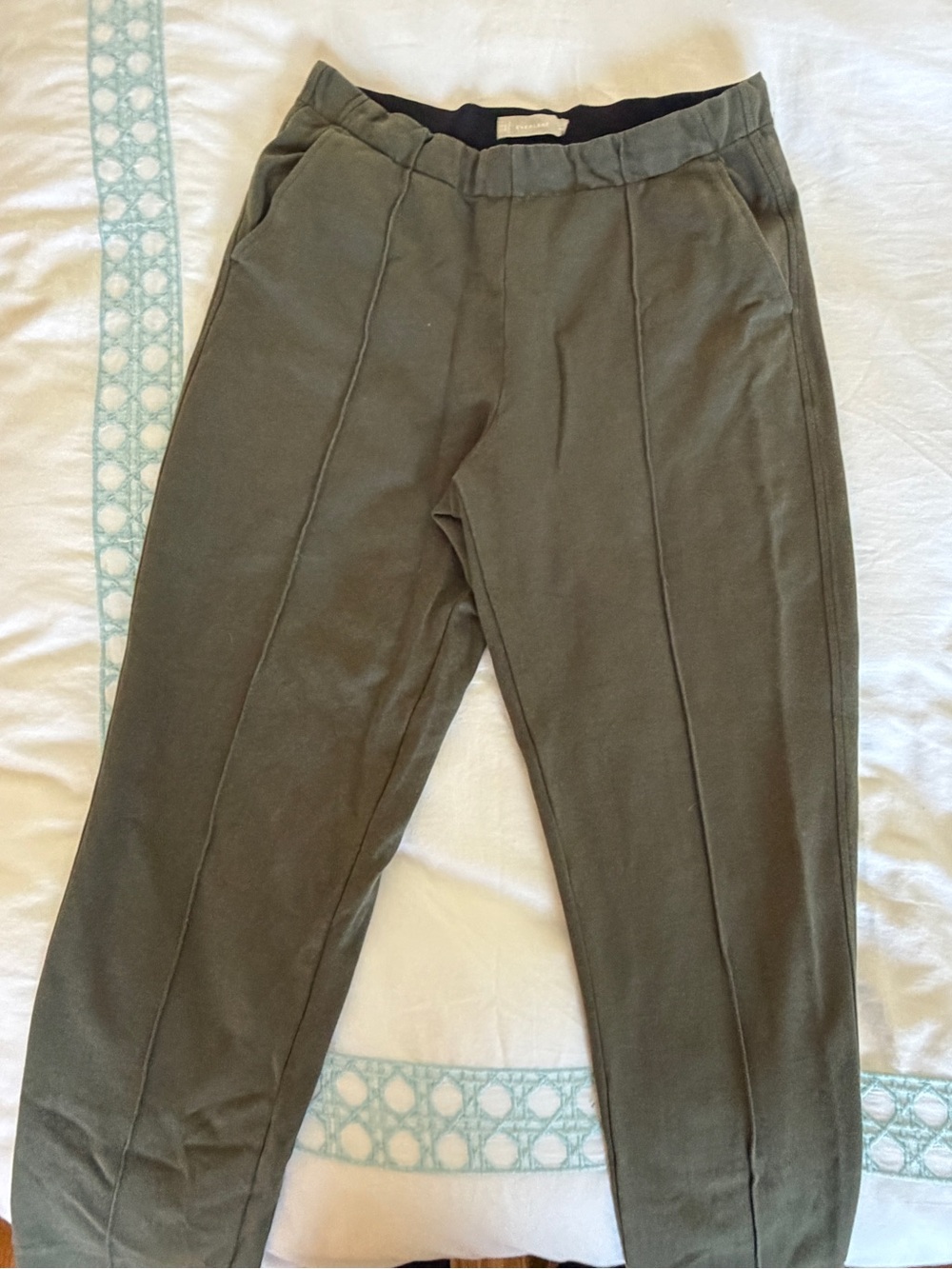 Everlane Dream Pant in Olive Green Medium